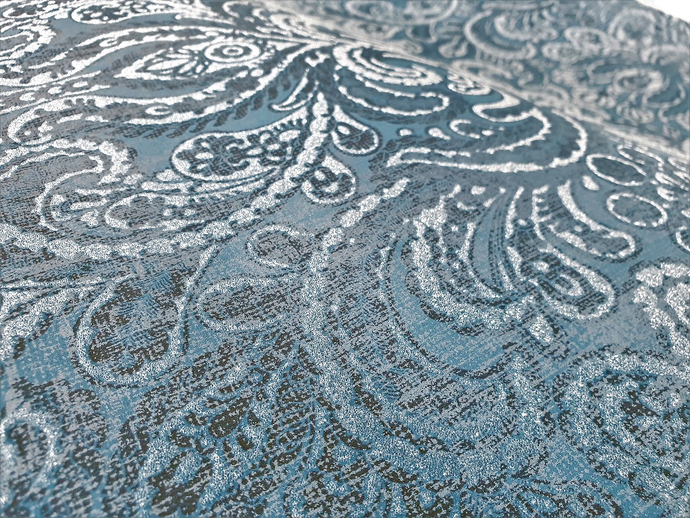 exklusive Design Tapete blau silber weiss dunkel grau aus Deutschland in Berlin tel. oder online kaufen
